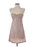 12th Tribe Metallic Silver Tan Cocktail Dress Size S - photo 1