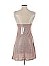 12th Tribe Metallic Silver Tan Cocktail Dress Size S - photo 2