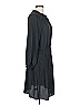 Ann Taylor LOFT Outlet 100% Polyester Solid Black Casual Dress Size 12 - photo 4