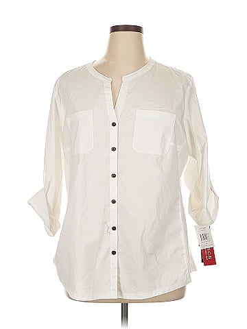 Cathy 3/4 Sleeve Button-Down Shirt (view 1)