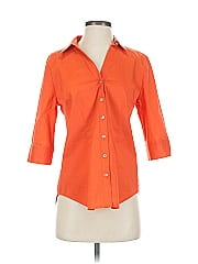 7th Avenue Design Studio New York & Company 3/4 Sleeve Button Down Shirt