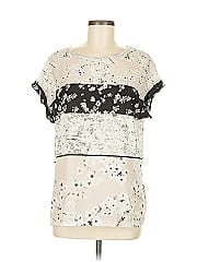 Zara W&B Collection Short Sleeve Blouse