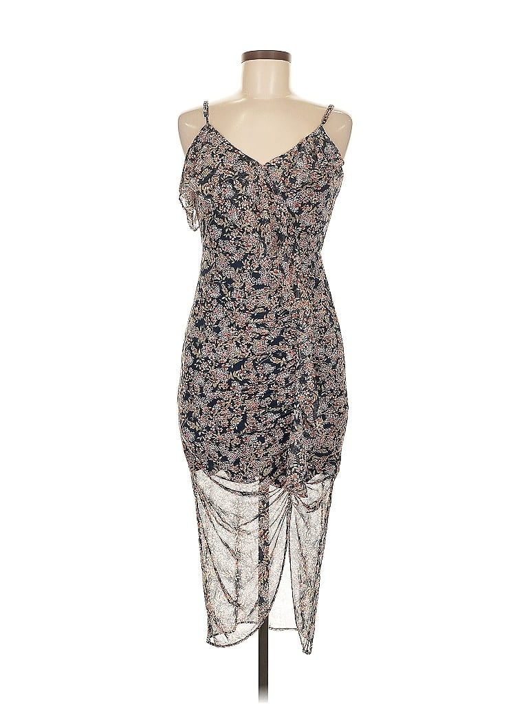 Pre-owned Leith Cocktail Dress In Brown