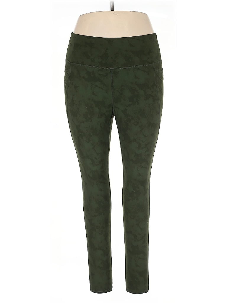 LIVI Green Casual Pants Size 14 - photo 1