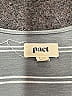 Pact 100% Organic Cotton Stripes Gray Casual Dress Size S - photo 3