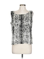St. John Sleeveless Silk Top