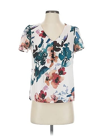 A New Day Short Sleeve Blouse (view 1)