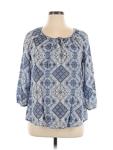 Como Vintage 3/4 Sleeve Blouse (view 1)