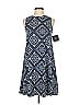 Fortune + Ivy Paisley Blue Casual Dress Size S - photo 1
