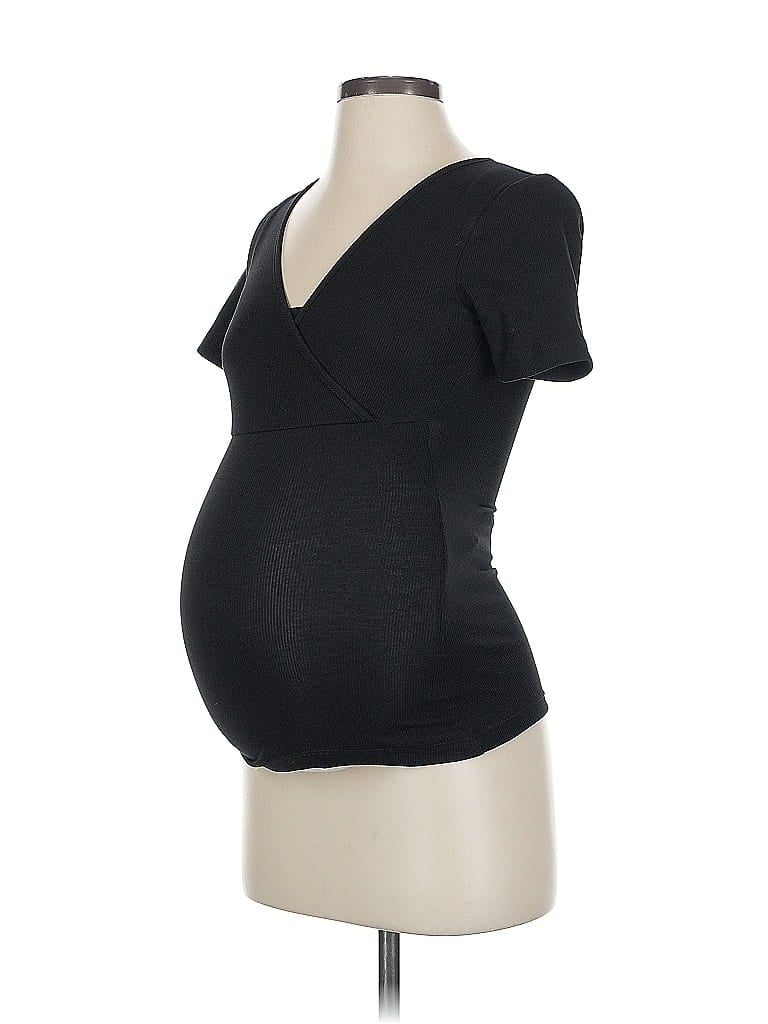 H&M Mama Black Short Sleeve T-Shirt Size XS - photo 1