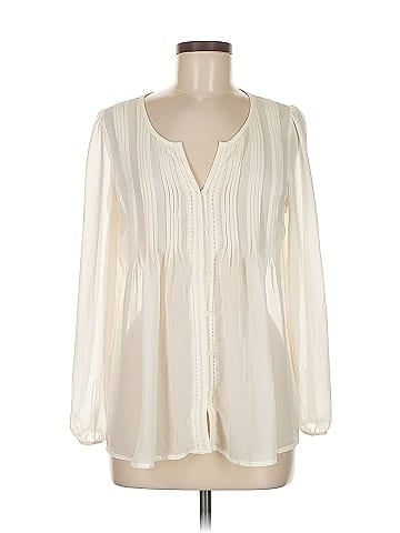 Maison Jules Long Sleeve Blouse (view 1)