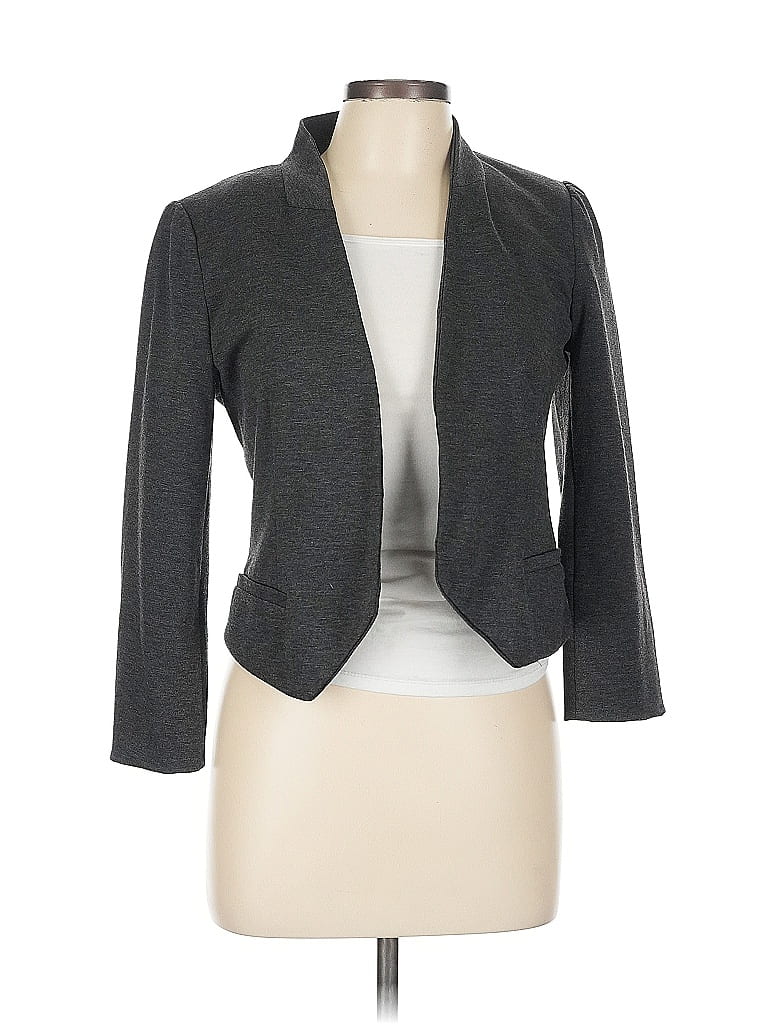 Pre-owned Lc Lauren Conrad Blazer Jacket In Gray