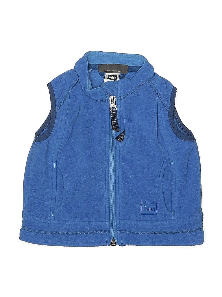 Pre-owned Rei Babies' Sweater Vest In Blue