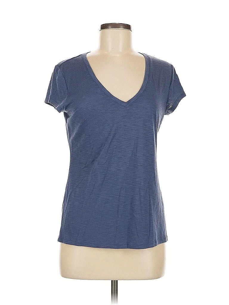 Pre-owned Inc International Concepts Short Sleeve T-shirt In Blue