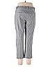 Ann Taylor Houndstooth Gray Casual Pants Size 12 - photo 2