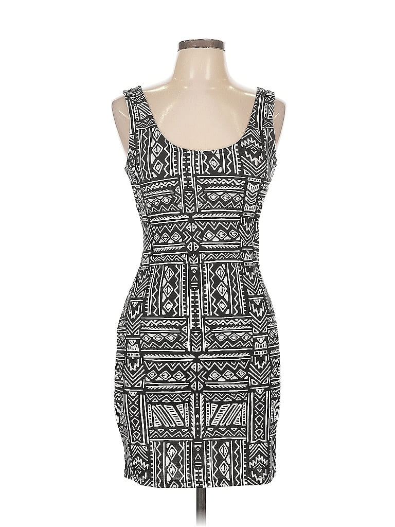 Pre-owned Divided By H&m Cocktail Dress In Gray