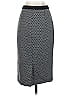 Classiques Entier Chevron-herringbone Gray Black Casual Skirt Size 0 - photo 2