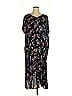 Woman Within 100% Rayon Paisley Black Casual Dress Size 26 (petite) - photo 1