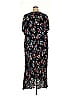 Woman Within 100% Rayon Paisley Black Casual Dress Size 26 (petite) - photo 2