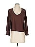 Sundry Brown 3/4 Sleeve T-Shirt Size 2 - photo 1