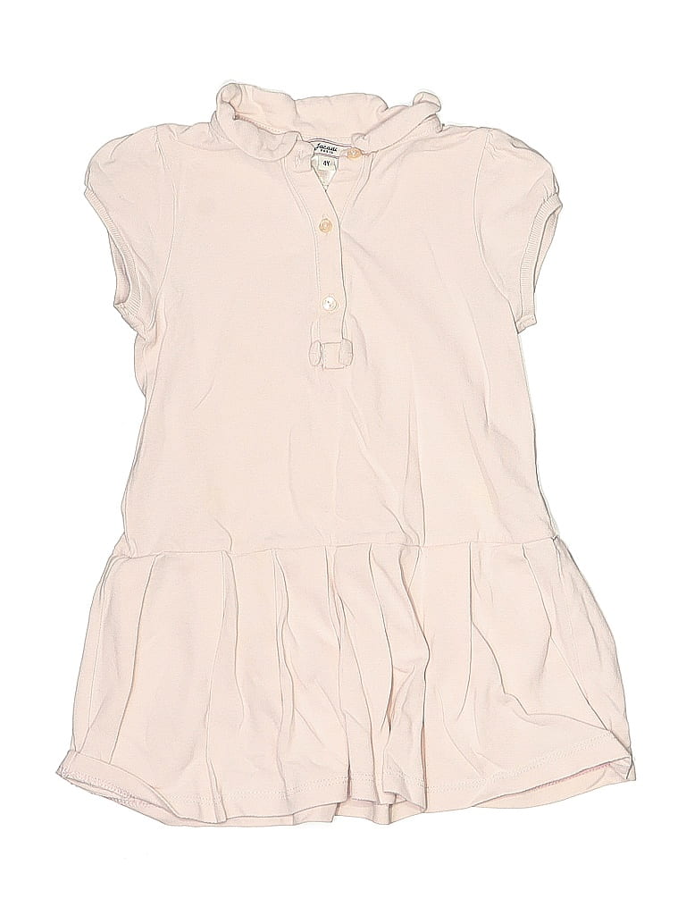 Jacadi 100% Cotton Ivory Dress Size 4 - photo 1