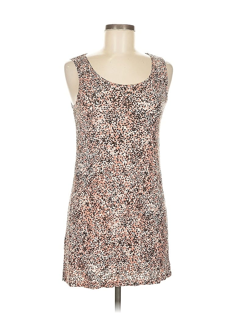 LOGO by Lori Goldstein Animal Print Brown Casual Dress Size S - photo 1