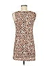 LOGO by Lori Goldstein Animal Print Brown Casual Dress Size S - photo 2