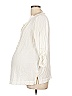 A Pea in the Pod 100% Rayon Ivory 3/4 Sleeve Blouse Size L - photo 5