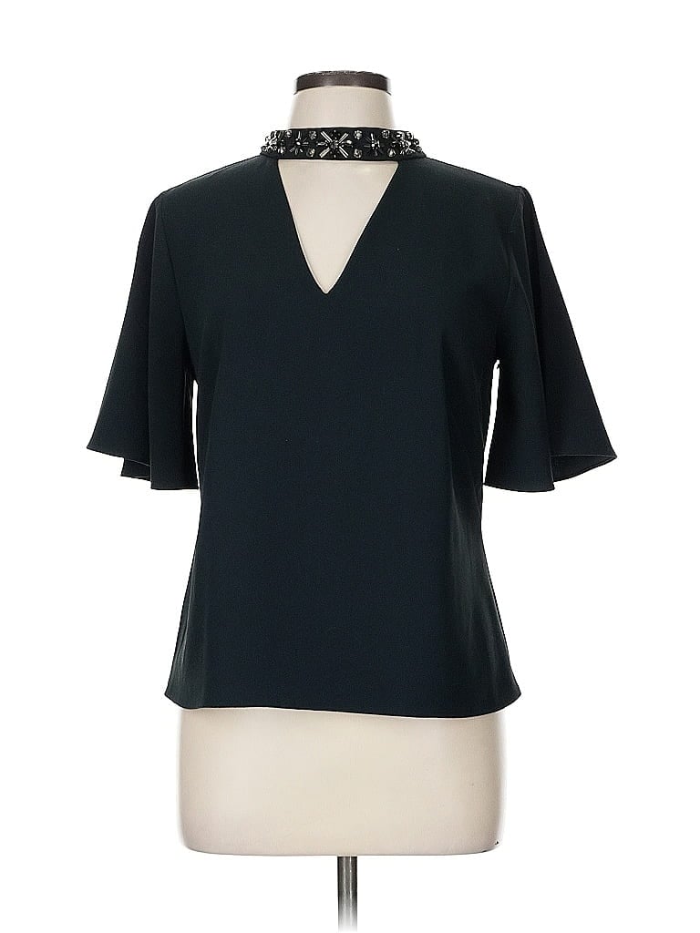 ANN TAYLOR Pre-owned Short Sleeve Blouse In Black