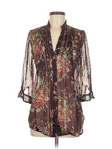 Asphalt 3/4 Sleeve Blouse (view 1)