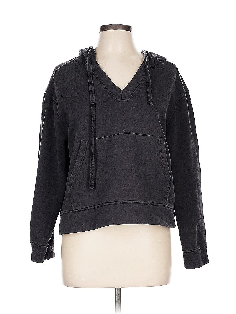 Pact 100% Organic Cotton Black Pullover Hoodie Size L - photo 1
