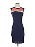 Weston Color Block Blue Cocktail Dress Size XS - photo 1