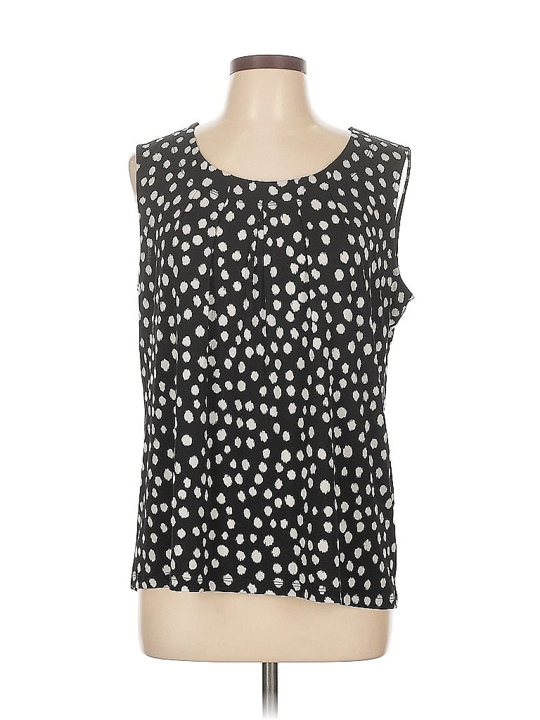 Kasper Black Tank Top Size L - photo 1