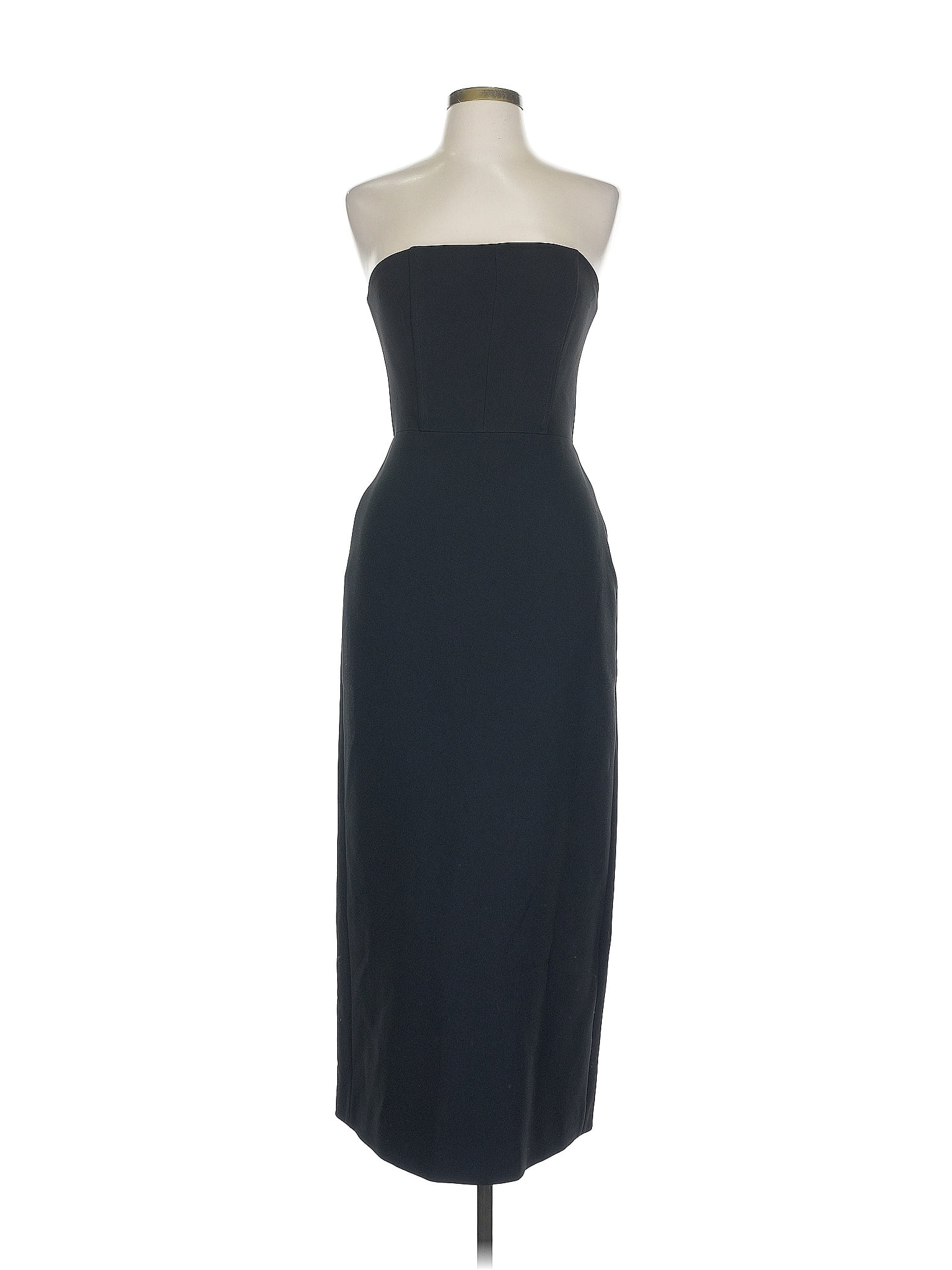David Koma Solid Black Cocktail Dress Size 10