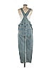 12th Tribe 100% Cotton Blue Overalls Size M - photo 2