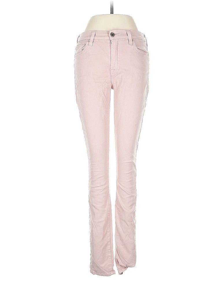Pre-owned 7 For All Mankind Casual Pants In Pink