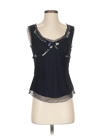 Max Studio Sleeveless Silk Top (view 1)