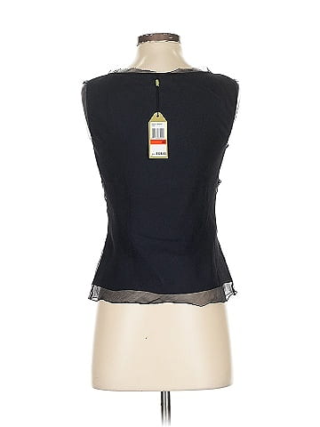 Max Studio Sleeveless Silk Top (view 2)