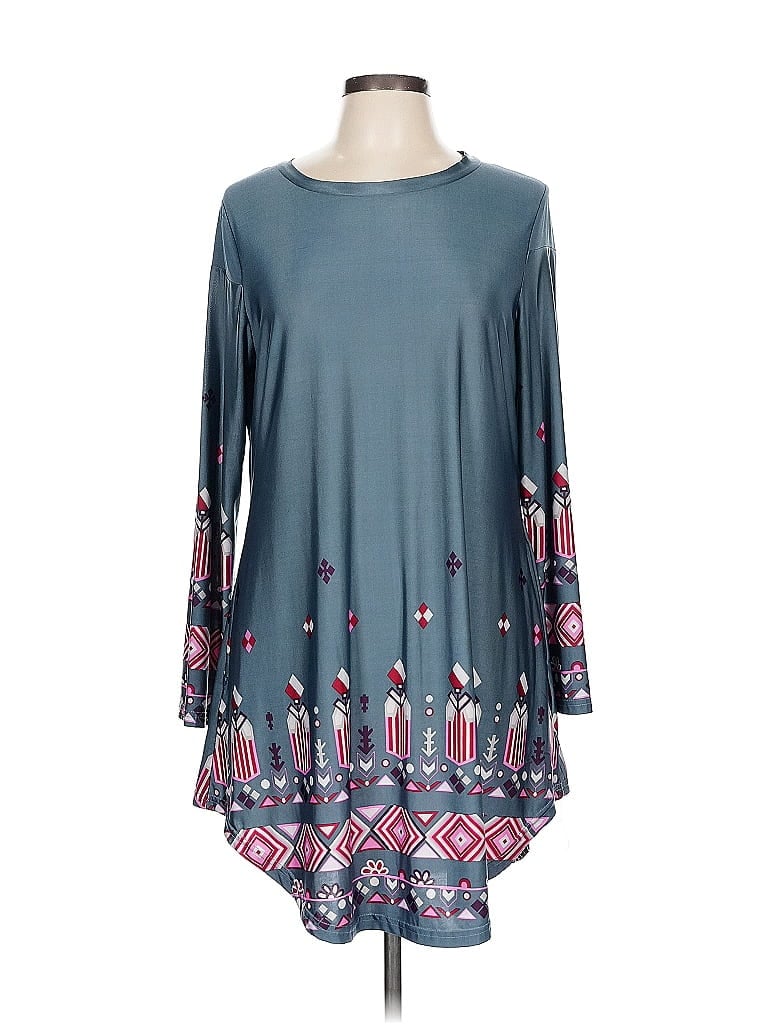 Pre-owned R&b Collection Casual Dress In Blue