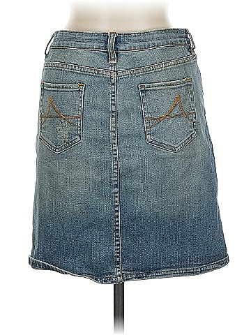 Anchor Blue Denim Skirt (view 2)
