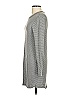 Lou & Grey Solid Gray Casual Dress Size S - photo 5