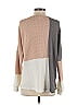 BKE Color Block Tan Pullover Sweater Size S - photo 2