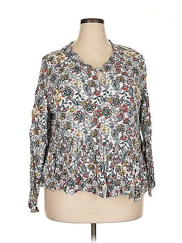 Time and Tru 3/4 Sleeve Blouse (view 1)