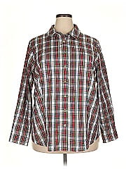 Talbots 3/4 Sleeve Button Down Shirt