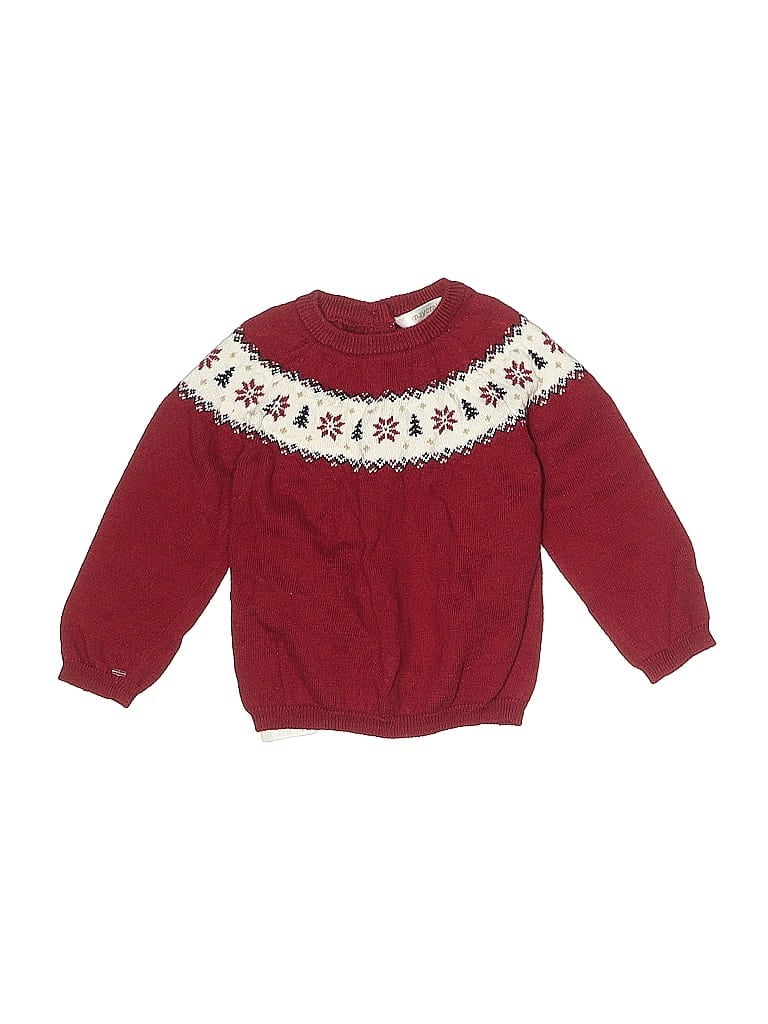 Mayoral Burgundy Pullover Sweater 9-12 MO / 12 MO - photo 1