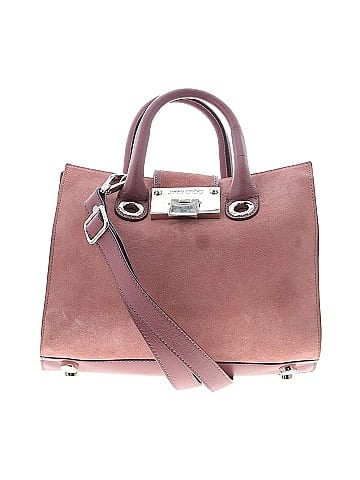 Jimmy Choo Suede Riley Satchel (view 1)