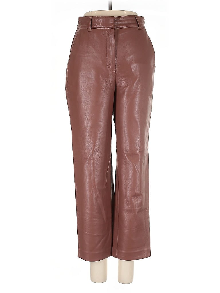 Pre-owned Babaton Casual Pants In Brown