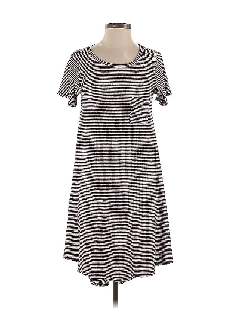 Pre-owned Lularoe Casual Dress In Gray
