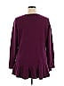Isaac Mizrahi LIVE! 100% Cashmere Purple Cashmere Pullover Sweater Size 1X - photo 2