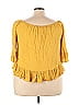 Ambiance 100% Rayon Yellow 3/4 Sleeve Blouse Size 3X - photo 2
